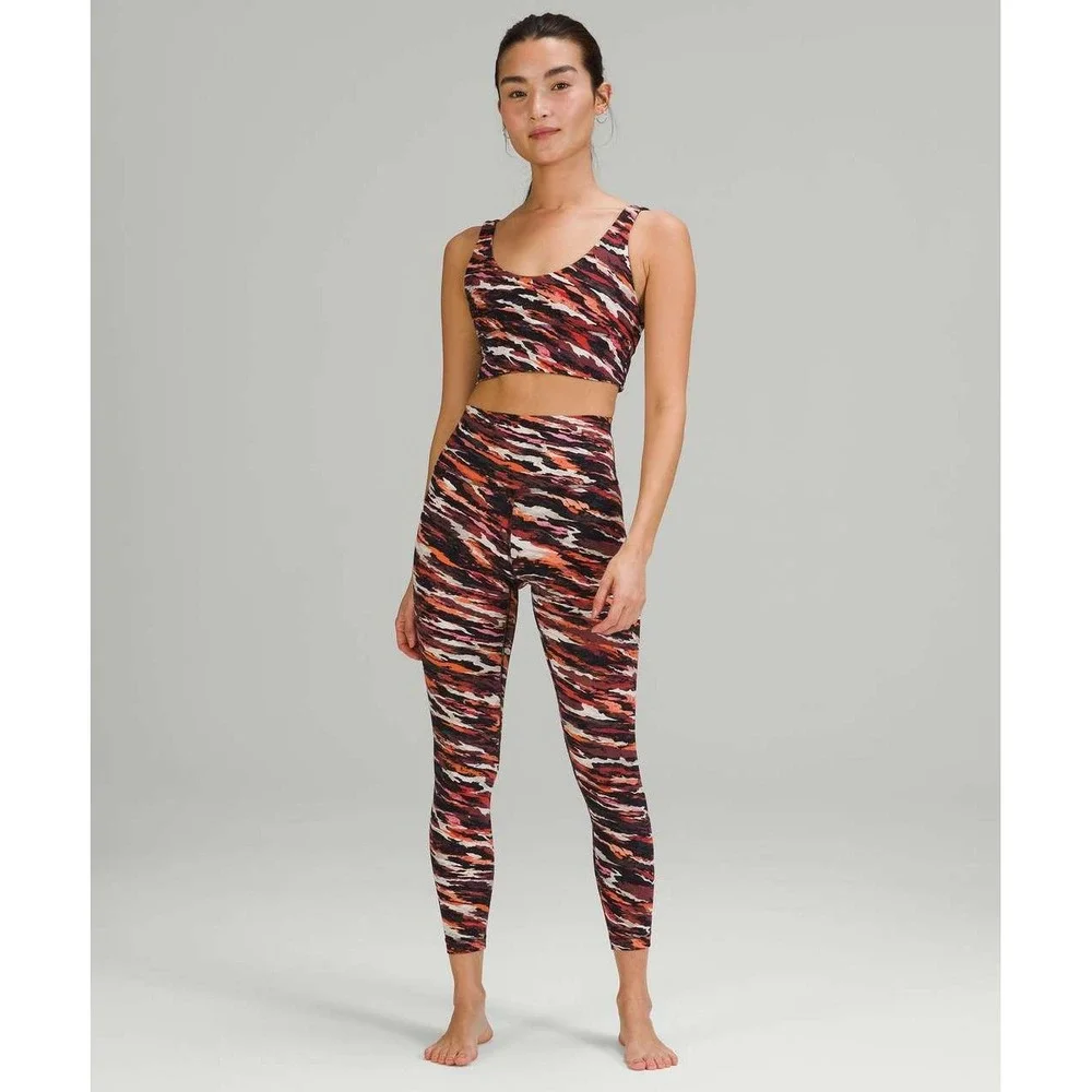 Lululemon Womens Align Reversible Bra Size 6 Tiger Tide Lunar New Year Yoga